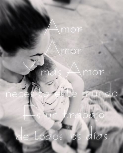 Así celebra Mila Mayer sus primeros cuatro meses