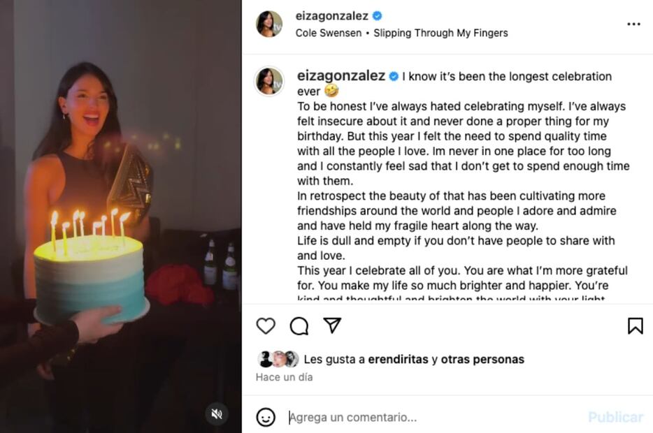 El cumpleaños 34 de Eiza González / Instagram