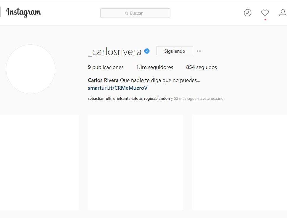 Las selfies de Carlos Rivera que vamos extrañar, ¡borró todo de Instagram!