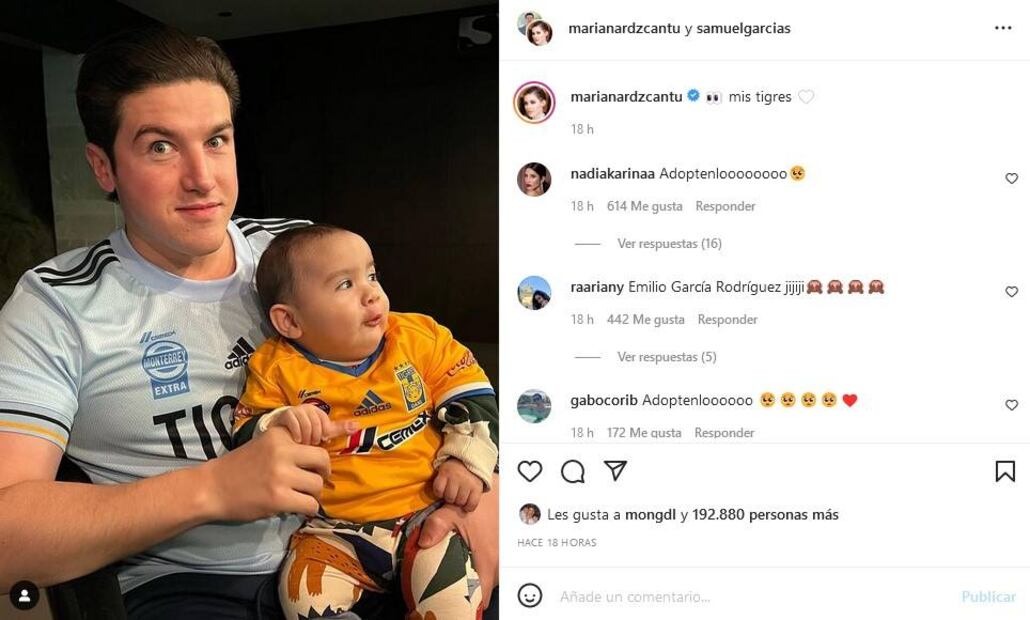 Mariana Rodríguez Cantú y Samuel García adoptan a un bebé por un fin de semana