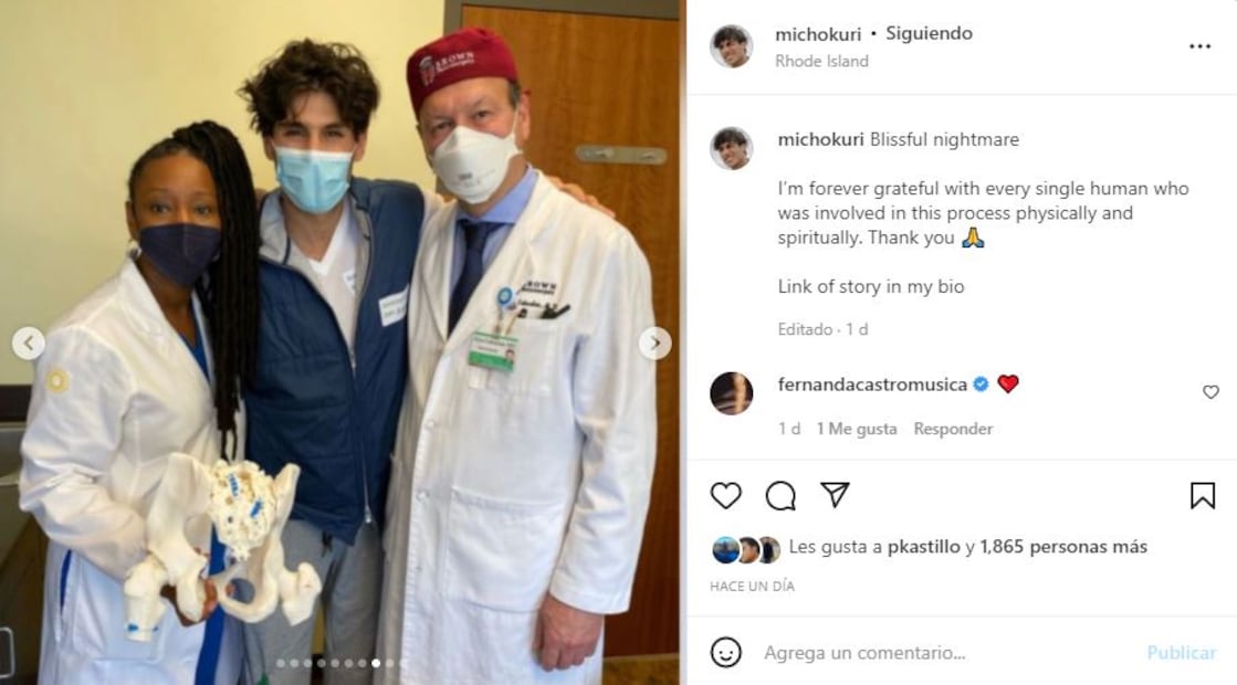 Micho Kuri: “La decisión más estúpida de mi vida”, sobre su accidente