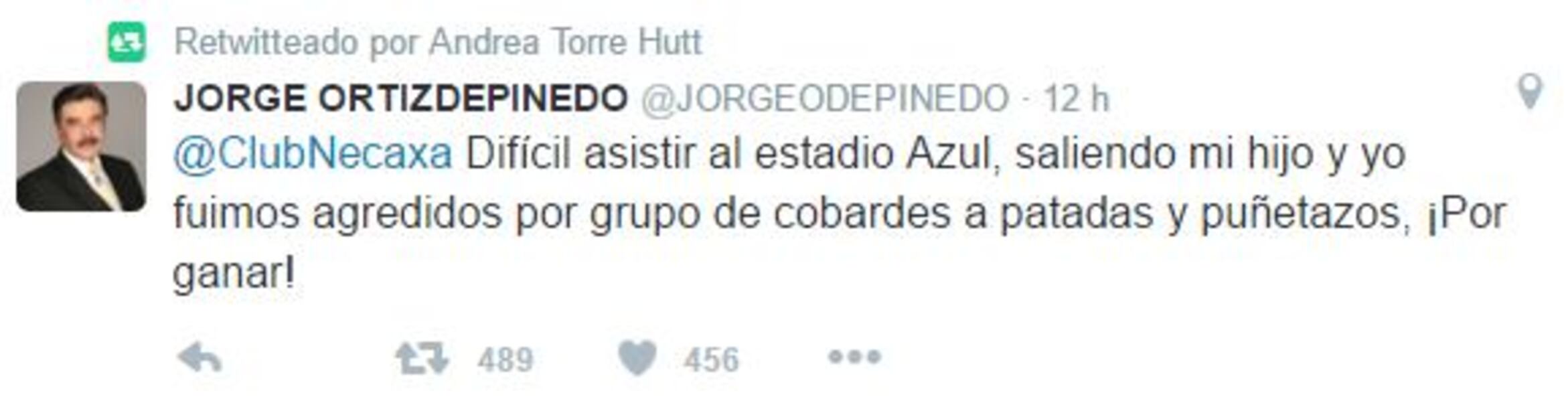 Andrea Torre nos comenta el estado de salud de su esposo, luego de sufrir agresión