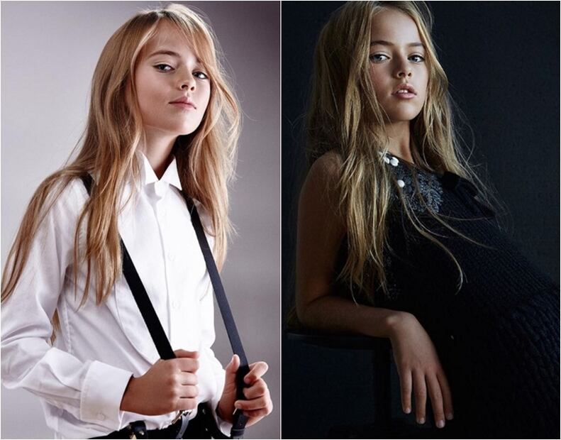 Kristina Pimenova se convierte en la modelo más joven y hermosa del mundo 