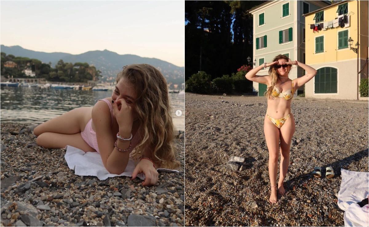 Fernanda Castro Rivera conquista Italia con traje de baño estilo Barbie Core