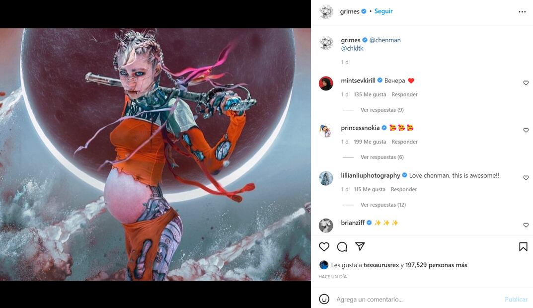 Grimes y Elon Musk ¿esperan a su segundo bebé?