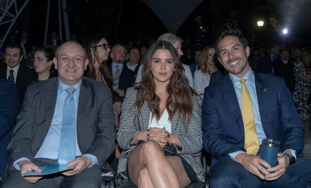 Fernando Carrera, Lorena y Víctor González Herrera / Foto: Edgar Silva Fuentes