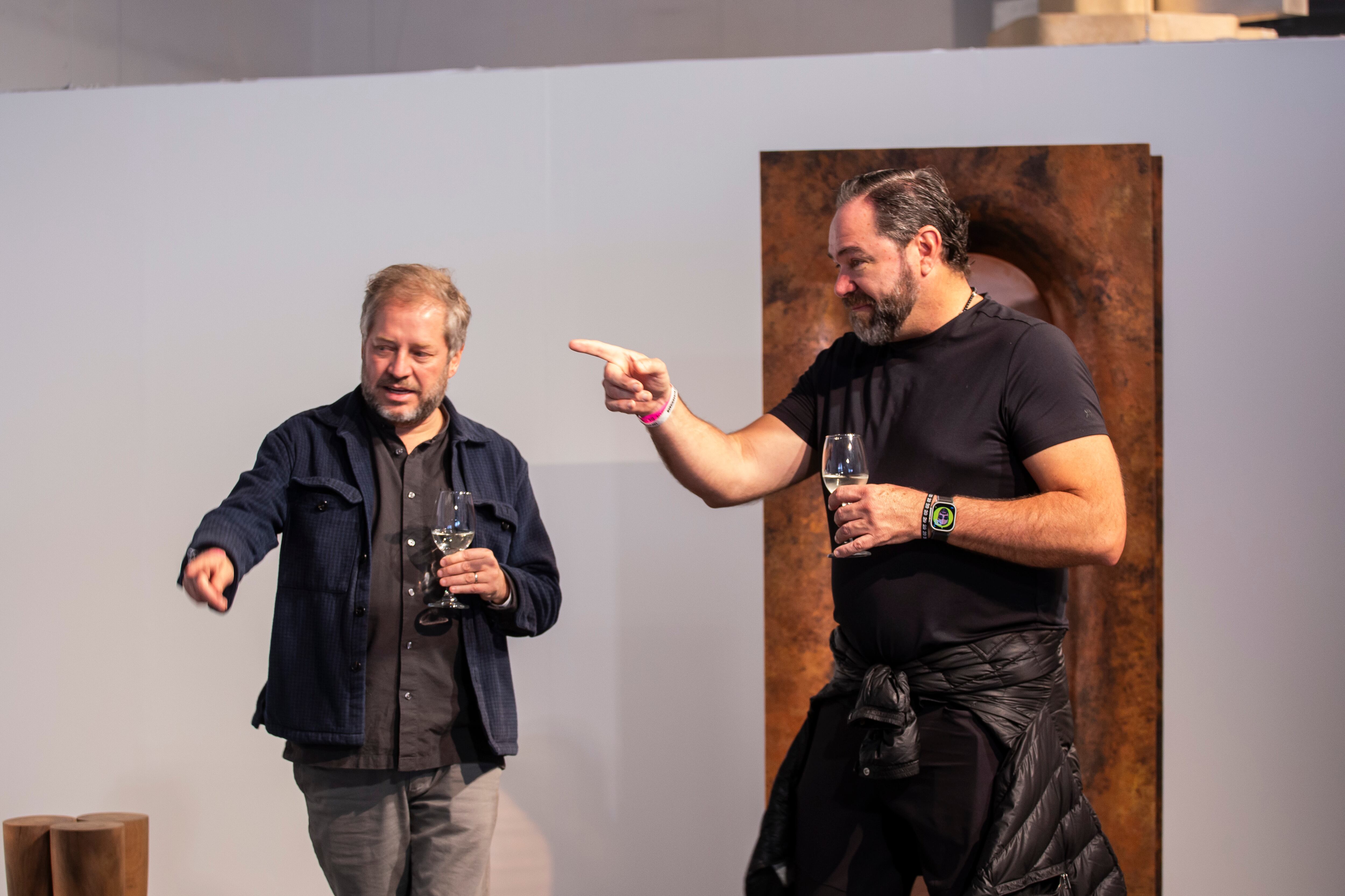 Agustín Solorzano y Héctor Aguilar. (Foto: Esteban Torreblanca)