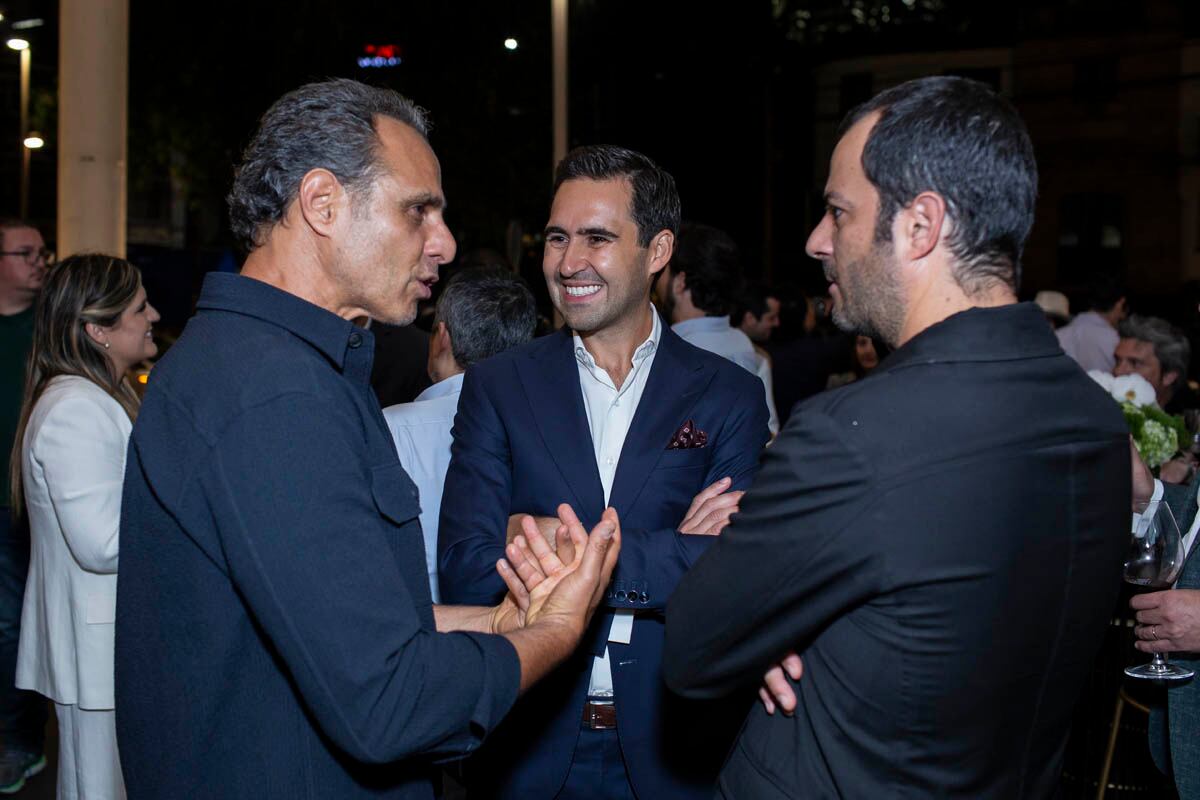 Elías Rahmane, Gerardo y Juan Morera. (Foto: Héptor Arjona)