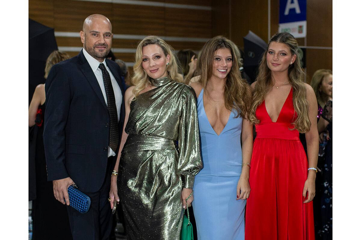 Manuel, Zarina, Hanna y Tamara Rivera. (Foto: Esteban Torreblanca)