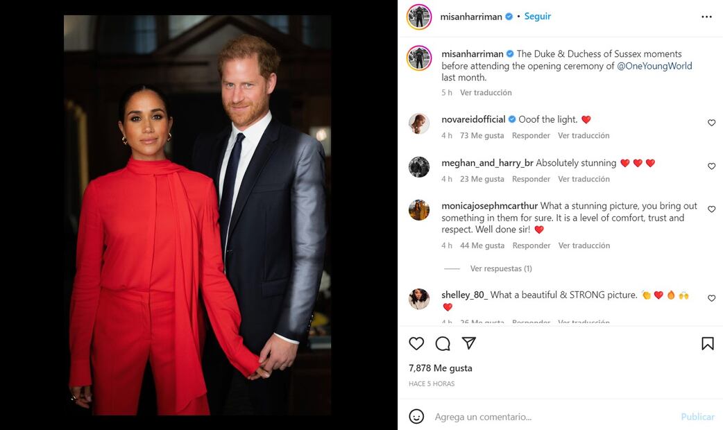 Harry y Meghan Markle reviran a la familia real y publican sus propias fotos