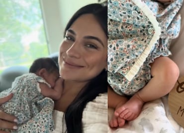 Así celebró Ana Brenda Contreras el primer mes de vida de su bebé Aria