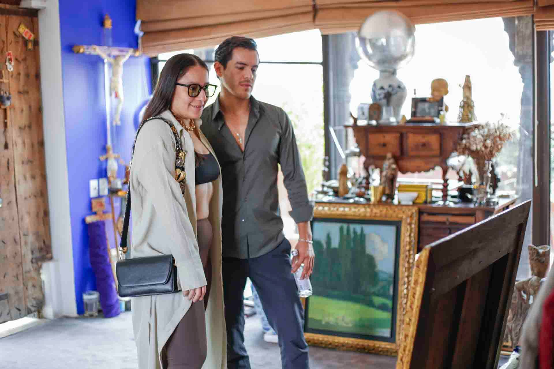 Naima Téllez y Eduardo Villaseñor. (Foto: Esteban Torreblanca)