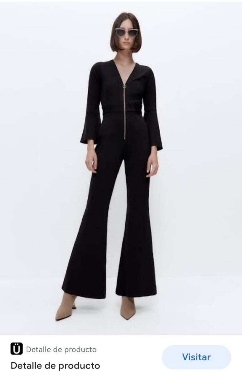 Yuya irradia belleza y elegancia con un jumpsuit ajustado de Massimo Dutti