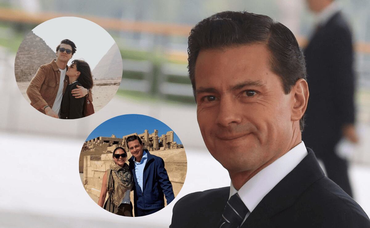 Fotos: Enrique Peña Nieto y sus hijos disfrutan de un viaje especial a Egipto
