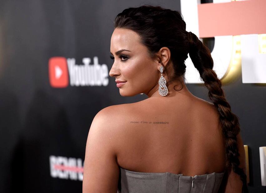 "Nunca tuve senos hasta que comencé a comer lo que quería", Demi Lovato