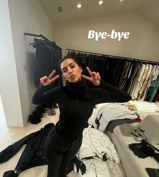 Kim Kardashian y Chicaco West/TikTok