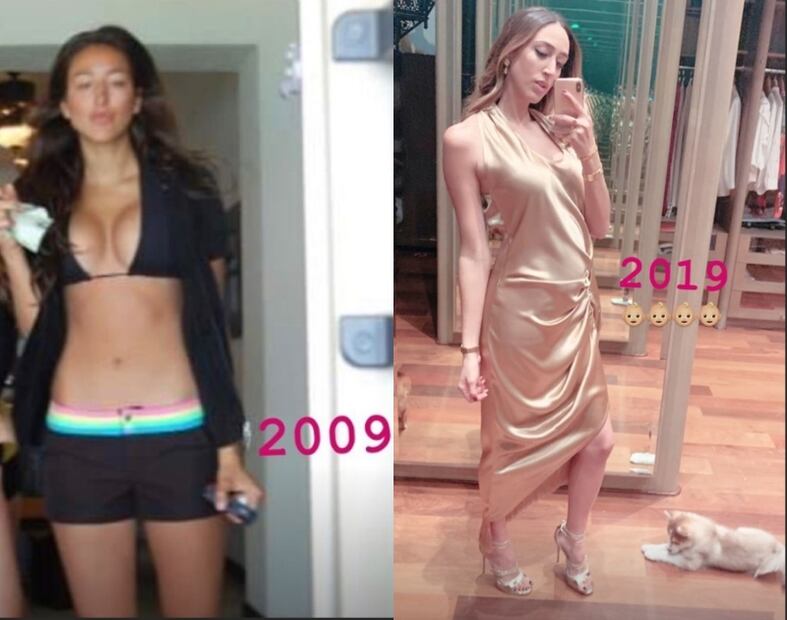 La esposa de Jorge Hank Rhon, Carolina Kabande, se suma al #10yearschallenge 