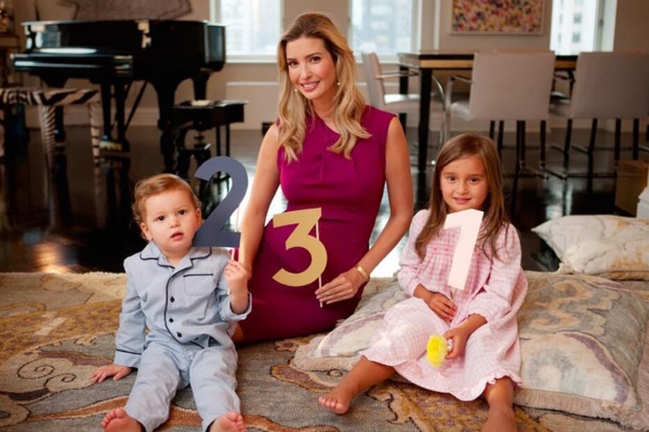 Ivanka Trump está embarazada por tercera ocasión 