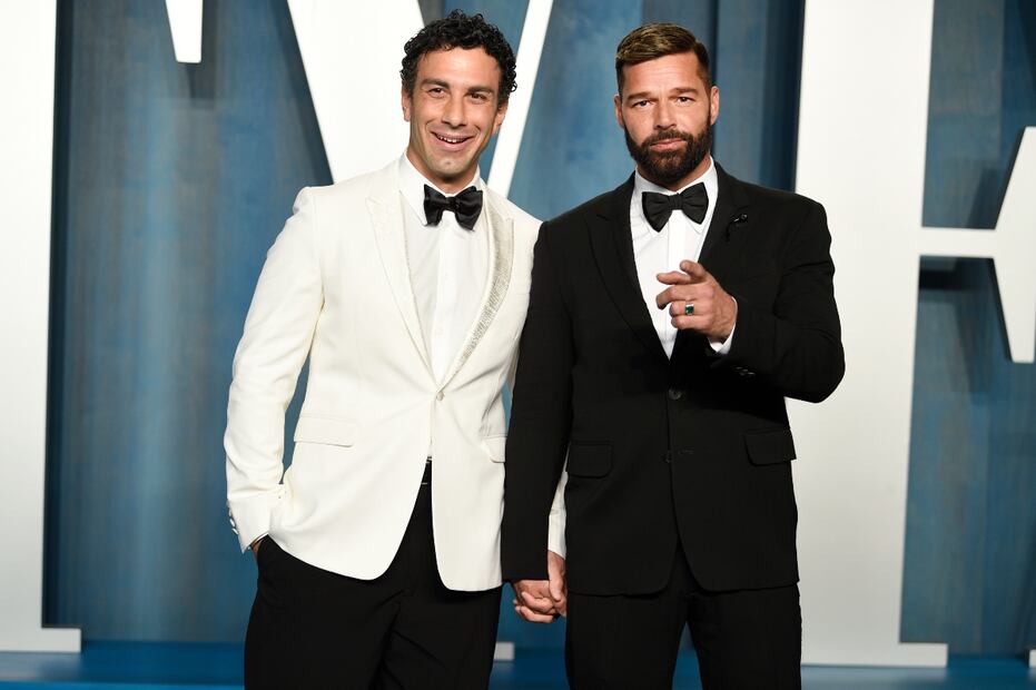 Jwan Yosef y Ricky Martin en una foto de 2022 / AP