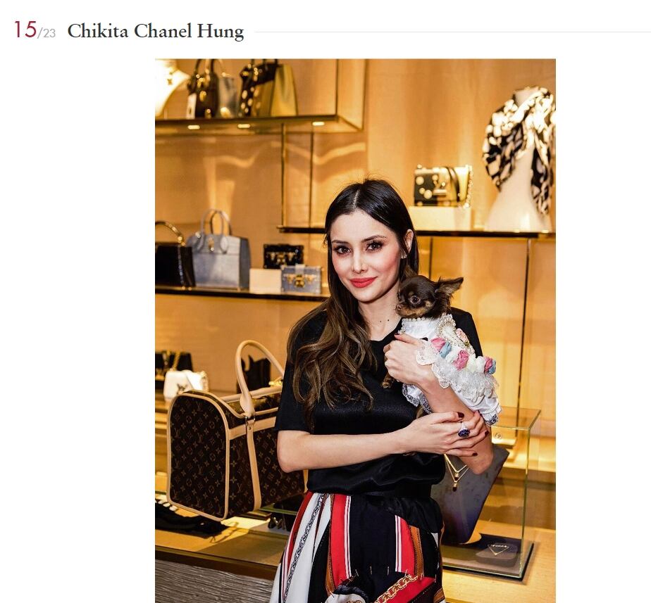 La fabulosa vida de Chikita Chanel Hung, la mascota de Deborah Hung
