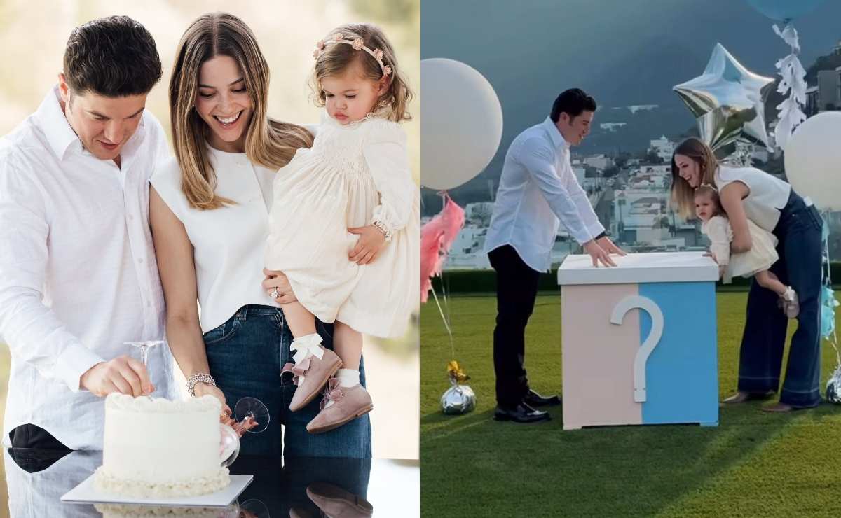 Mariana Rodríguez y Samuel García compartieron el tierno gender reveal de su segundo bebé / Fotos: Instagram