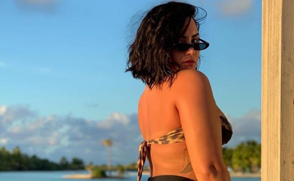 "Nunca tuve senos hasta que comencé a comer lo que quería", Demi Lovato
