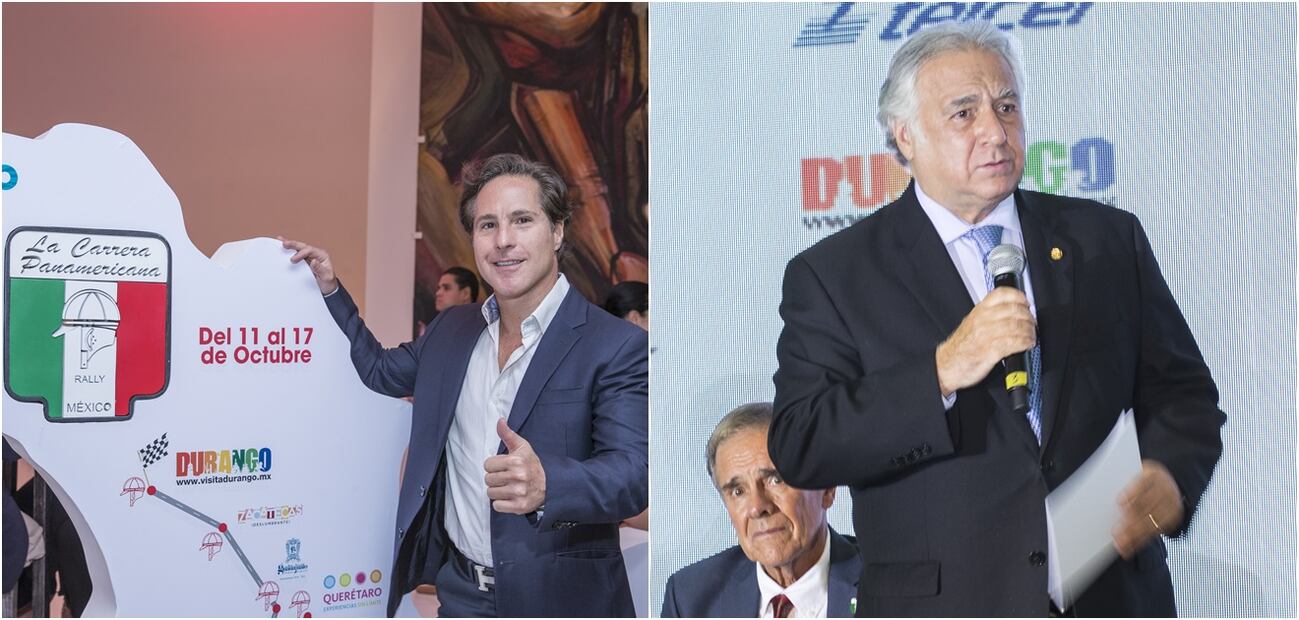 Carlos Slim y Miguel Torruco en la presentación de la edición 32 de la Carrera Panamericana   