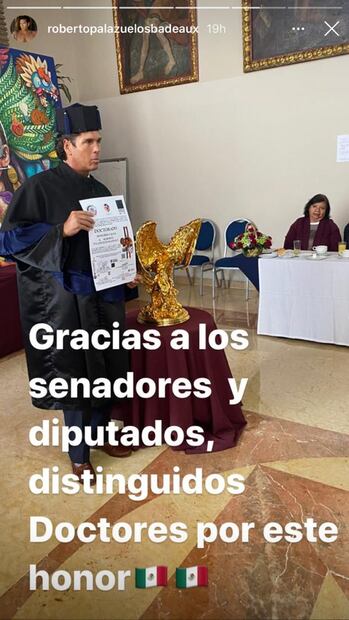 Roberto Palazuelos es galardonado con doctorado Honoris Causa