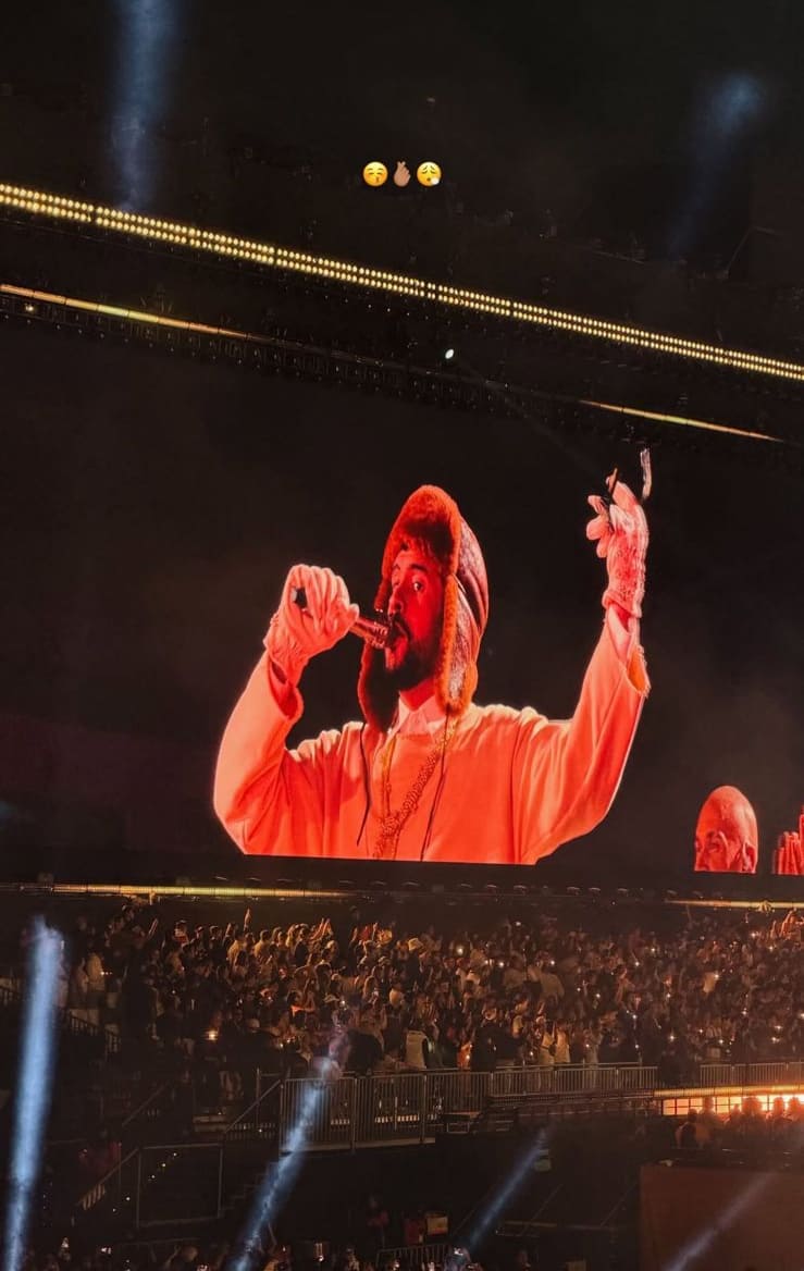 Eugenia Rodríguezen concierto de Bad Bunny en CDMX 2025 / Foto: Tiktok