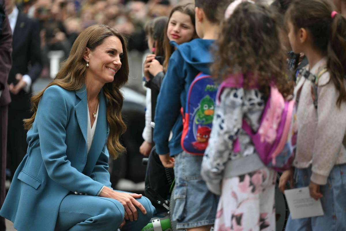 Kate Middleton durante su visita a Italia/ Foto: AFP