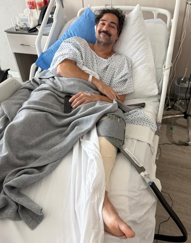 Poncho Herrera en el hospital. (Foto: Instagram)
