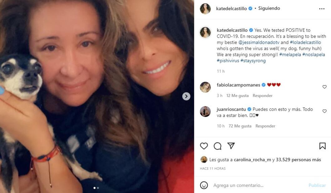 Kate del Castillo dio positivo a Covid-19