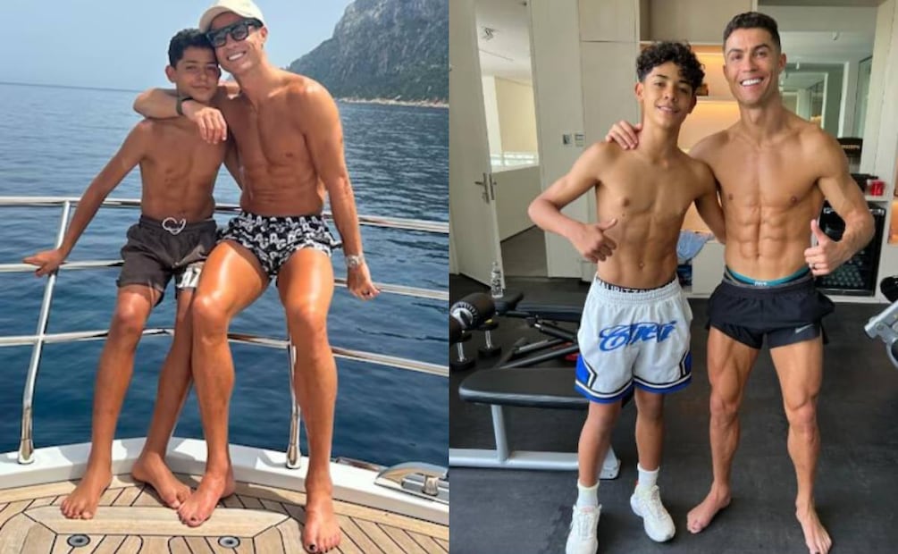 Cristiano Ronaldo junto a su hijo Cristiano Jr. / Foto: Instagram @cristiano