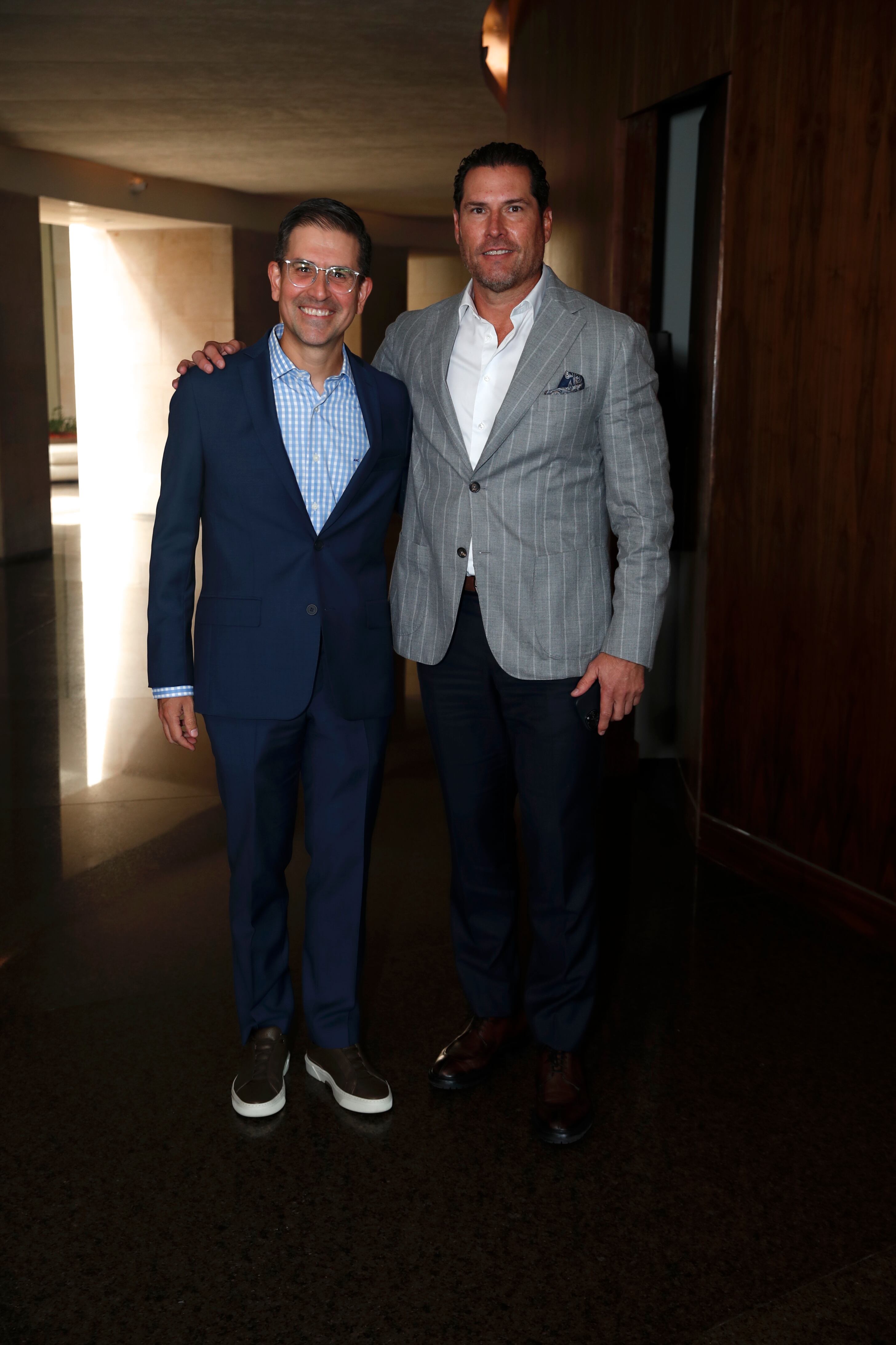 Adrián Hernández y Carlos González. (Foto: Memo Treviño)