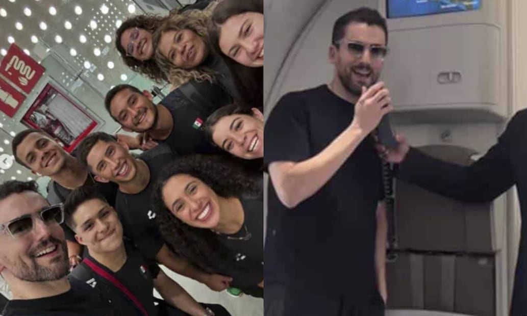 Luis Gerardo Méndez posó con los integrantes de la escuadra de clavados que concursarán en los Juegos Olímpicos de París 2024 / Foto: Instagram