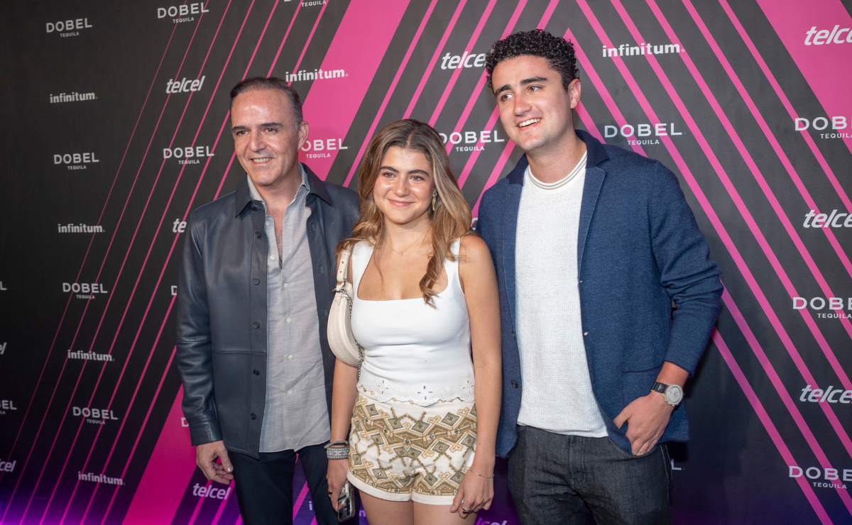 Arturo, Katia y Andres Vasconcelos / Foto: Héptor Arjona