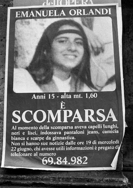 Todo lo que se sabe sobre Emanuela Orlandi, la chica que desapareció en el Vaticano