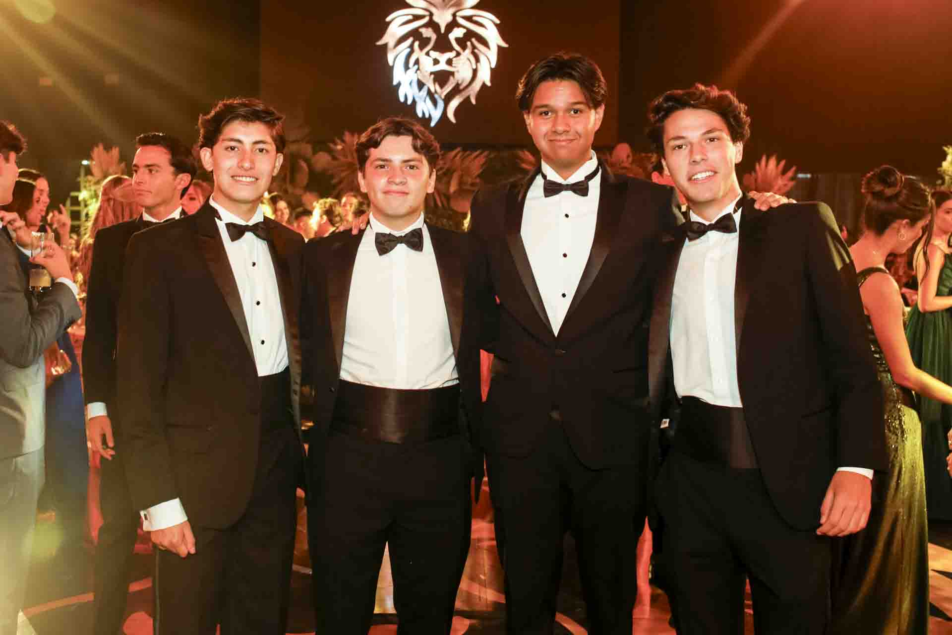 Alejandro Gamboa, Mauro Lara, Diego Benítez y Santiago Chávez. (Foto: Esteban Torreblanca)