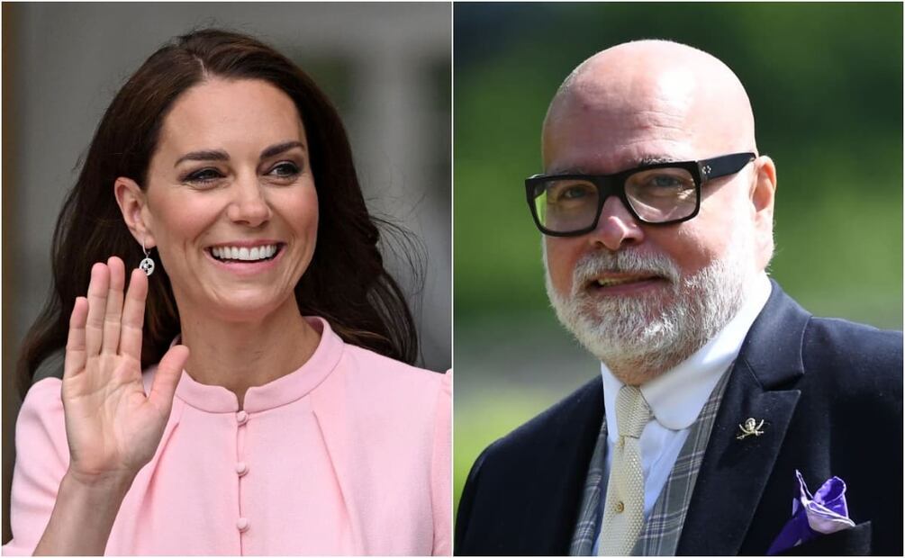 Kate Middleton y su tío Gary Goldsmith / AFP - Getty Images