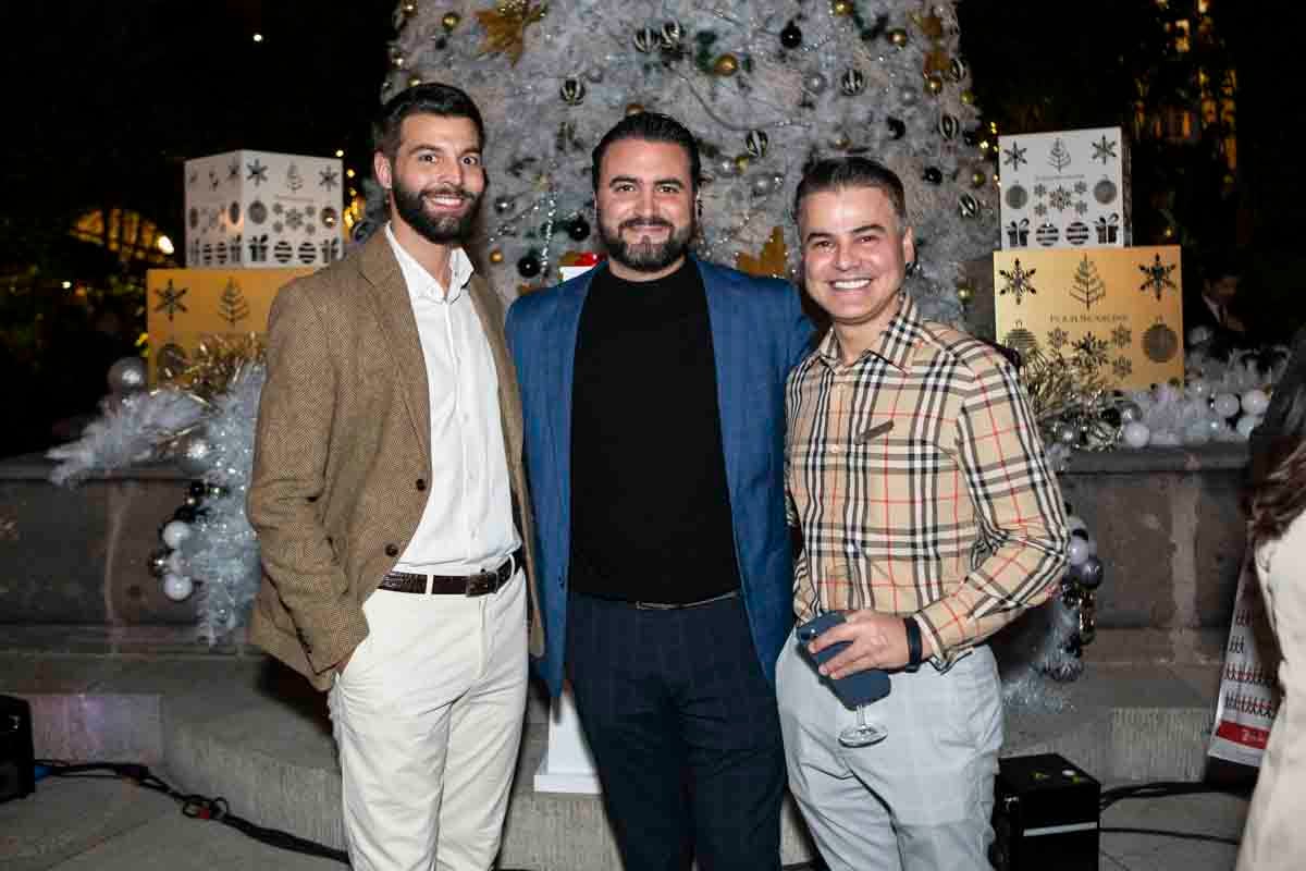 Santiago Rodríguez, Fares Bouneb y Marcio Souza. (Foto: Esteban Torreblanca)
