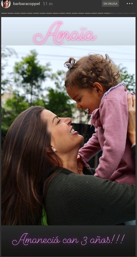Amaïa, hija de Alejandro Hank y Bárbara Coppel, cumple tres años