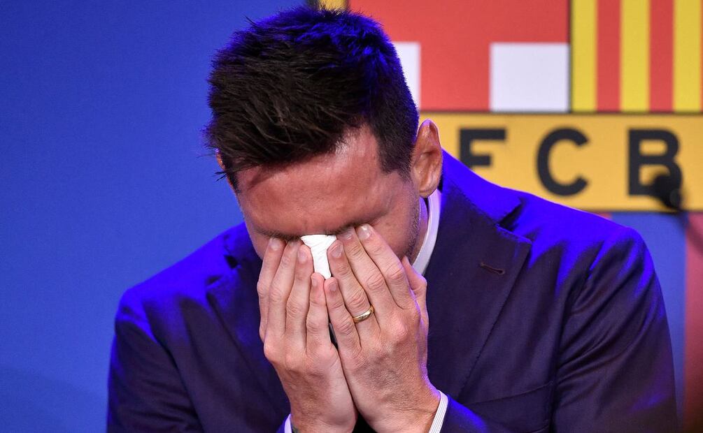 Lionel Messi: Subastan pañuelo con el que se despidió del Barcelona