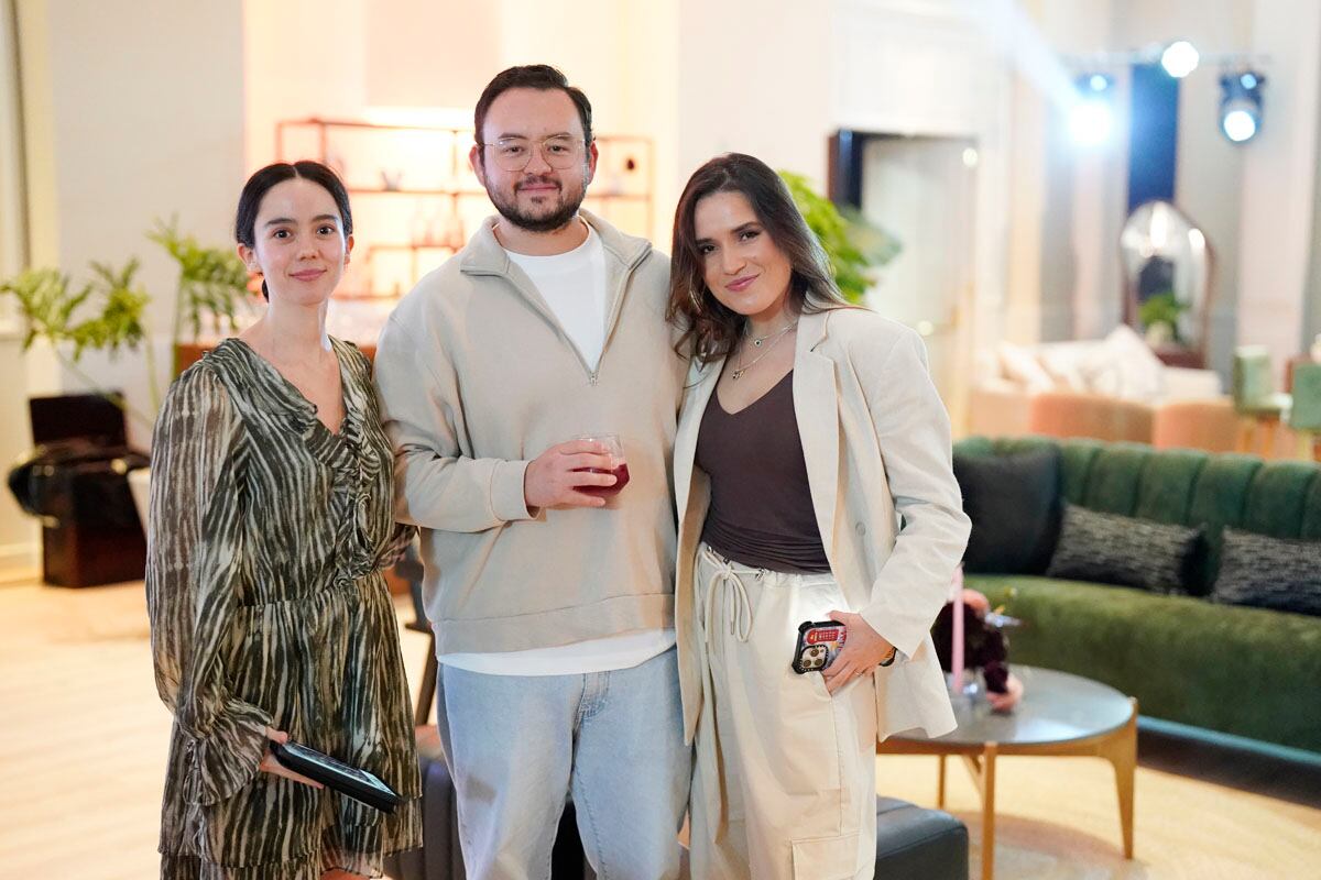 Ana Reed, Lorenzo Maccise y Alejandra Salgado. (Foto: Leonardo Gómez)