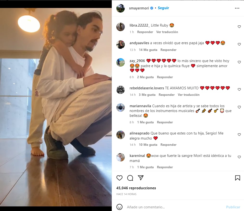 Sergio Mayer Mori finalmente ve a su hija Mila y Natália Subtil lo tacha de 'vergonzoso'