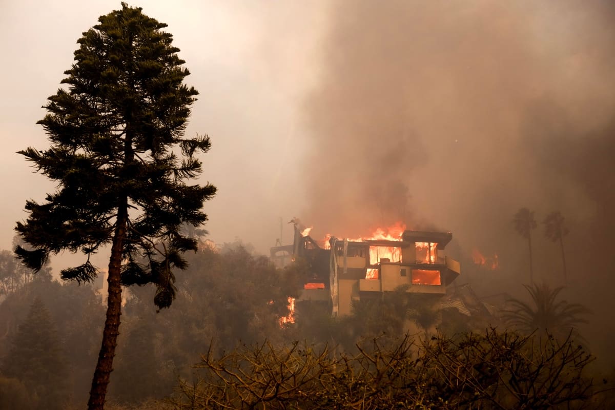 Pacific Palisades, la zona de Los Ángeles afectada por incendios forestales / Foto: EFE