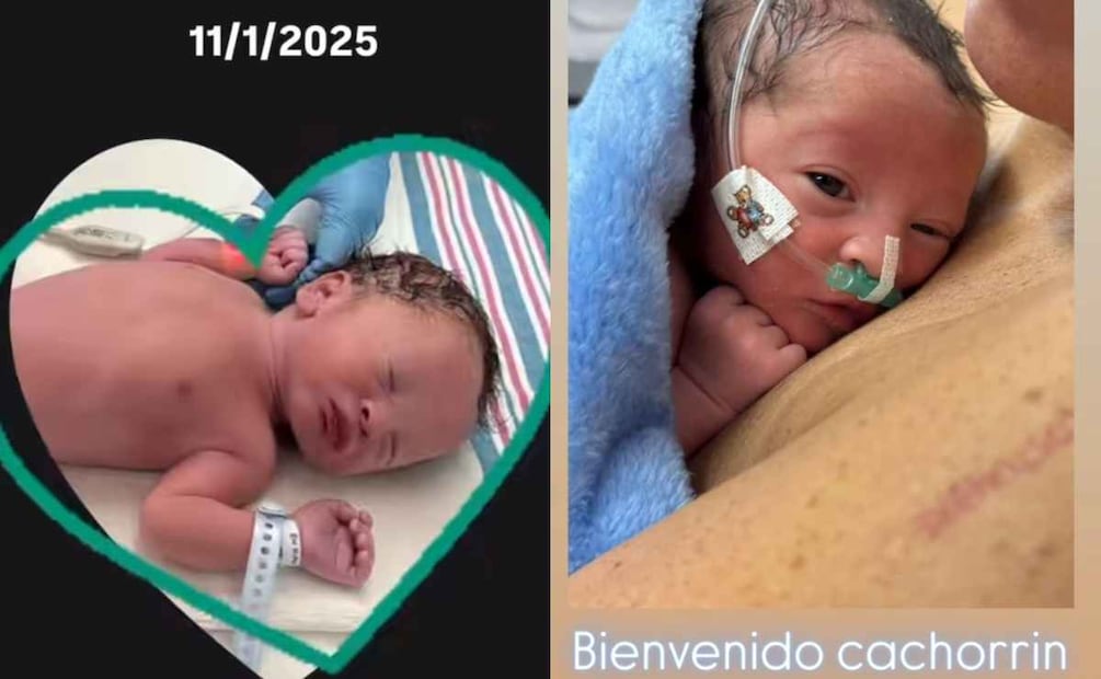 Saskia Niño de Rivera y Mariel Duayhe recibieron al pequeño Piero / Foto: Instagram