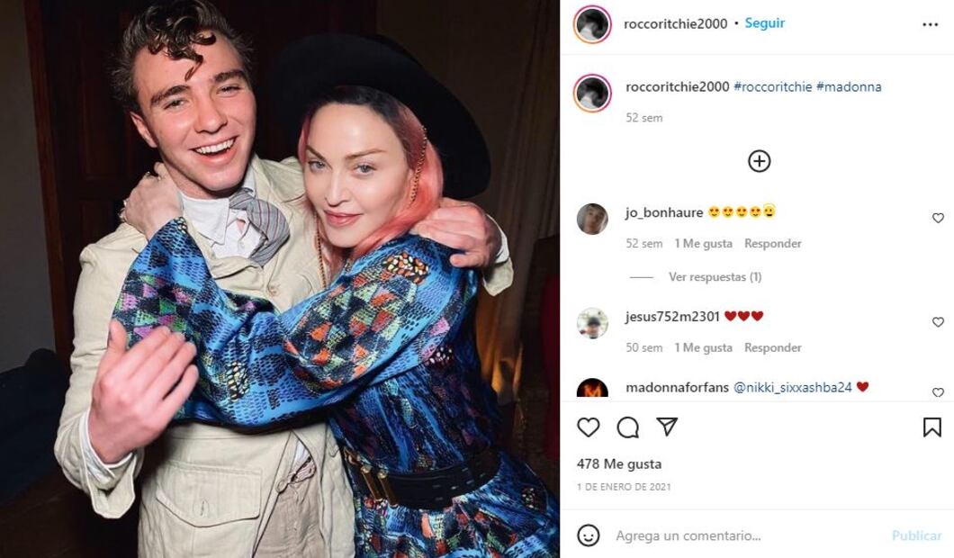 Rocco, hijo de Madonna, convertido en un gran pintor