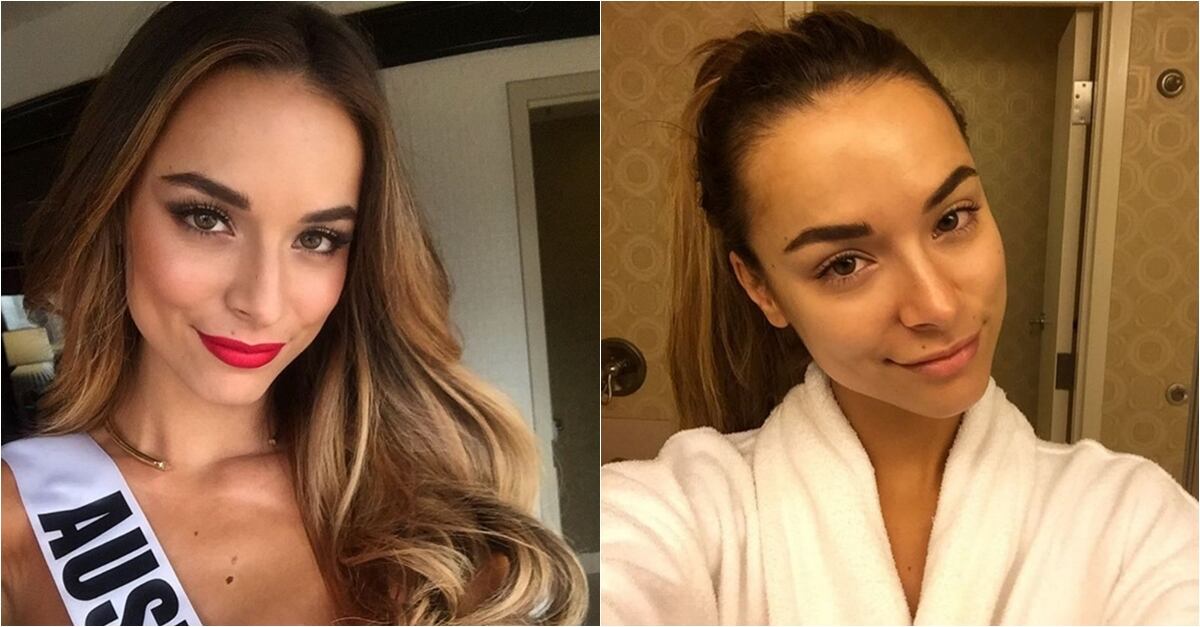 Así lucen las concursantes de Miss Universo 2015 sin maquillaje