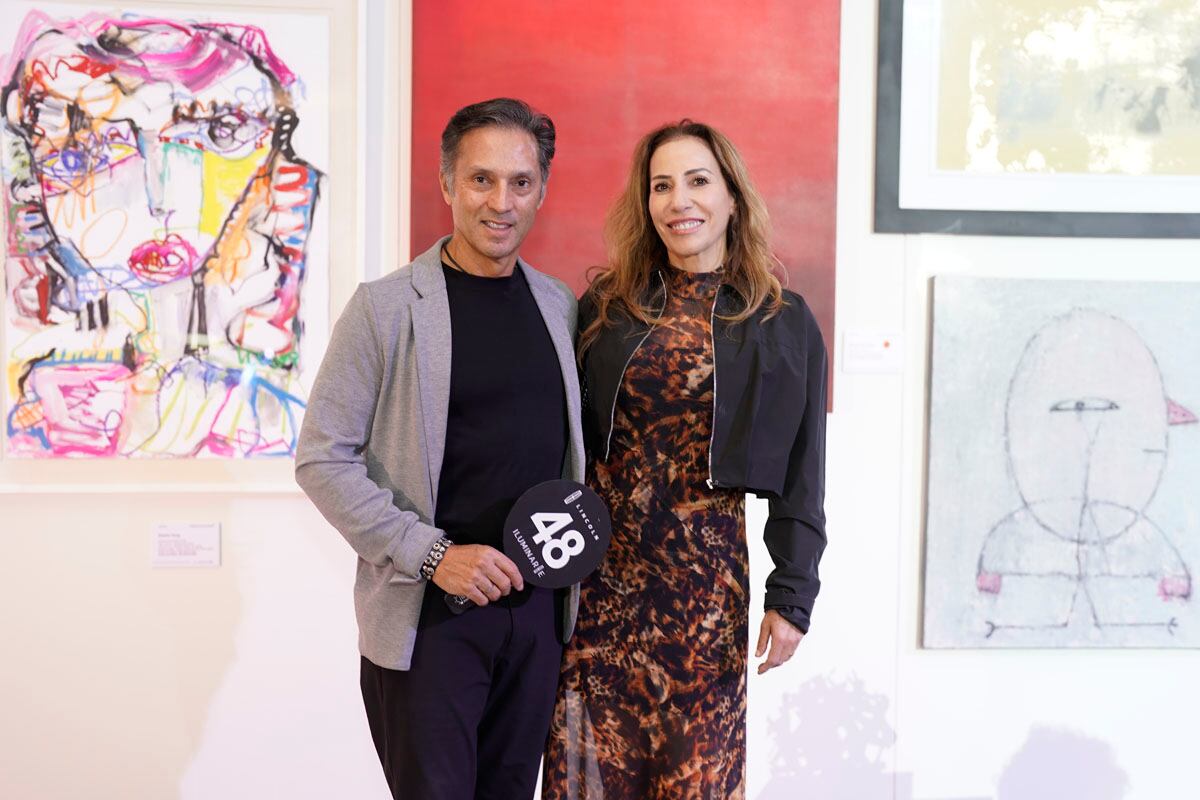 Ricardo Coronel y Giselle Fenig. (Foto: Héptor Arjona)