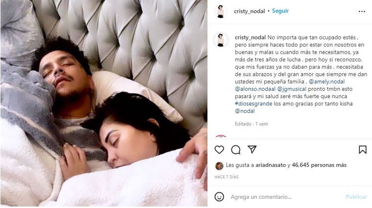 Christian Nodal: Su mamá comparte desgarrador video en redes sociales